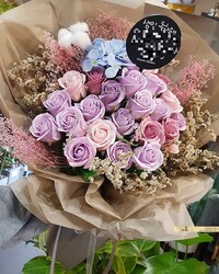 파스텔비누꽃드라이플라워꽃다발/부산지역만배송이가능합니다(강서구기장제외입니다)