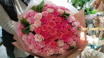 백송이 비누꽃꽃다발 ~~/기념일 프로포즈/부산지역만 배송이 가능합니다