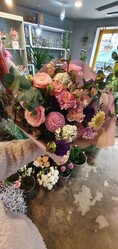 변치않는사랑 리시안셔스꽃다발/부산지역꽃배달/기장강서구 제외입니다