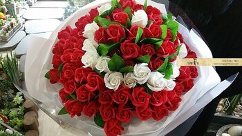비누꽃백송이꽃다발 /프로포즈기념일꽃선물/115000~99000원할인가!!!부산지역만배송이가능합니다