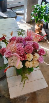 비누꽃조화 화기 센터피스~/테이블꽃꽂이/-부산지역만배송이가능합니다(강서구기장제외)