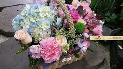 수국파스텔꽃바구니/부산지역만배송이가능합니다(강서구기장제외)
