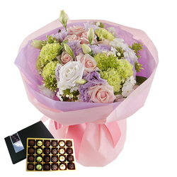 큐티핑크3호+초콜릿(발렌타인데이)
