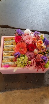 용돈박스/ 현금박스/어버이날카네이션 생화플라워박스/생일꽃선물/부산지역만 배송이 가능합니다(기장 강서구 배송제외입니다)