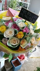 핑크파스텔생화 돈!꽃다발 ~~~/부산지역만 배송이 가능합니다(선물하실현금은 따로 입금 부탁드립니다)