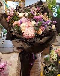 대형꽃다발 블랙포장~~부산지역만배송이가능합니다